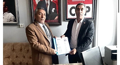 Patnoslu iş adamı CHP Patnos Belediye Başkan Adaylık Başvurusunu Yaptı!