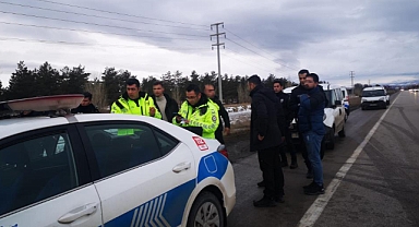 Polisi darp eden şahıs yakalandı