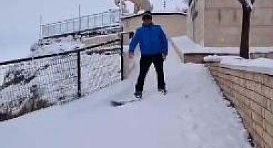 Tarihi Harput Mahallesi'nde kartpostallık görüntüler