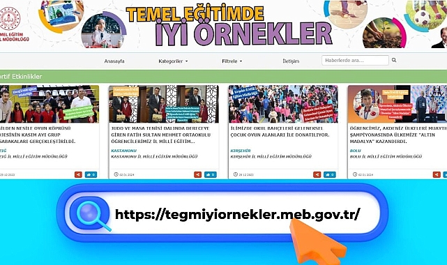Temel Eğitimde İyi Örnekler Sitesi Açıldı