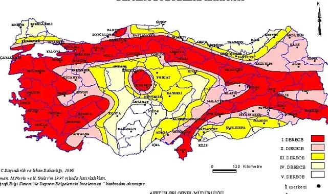 Türkiye Fay Hattı Haritası 2024! MTA diri fay hatları hangi illerden geçiyor? AFAD Türkiye Deprem Tehlike Haritası sorgulama!