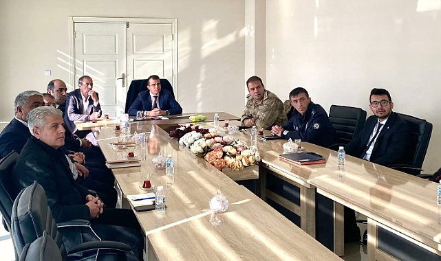 Tutak'ta Kadına Yönelik Şiddetle Mücadele Koordinasyon toplantısı yapıldı
