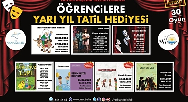 Van Büyükşehir Belediyesi'nden çocuklara karne hediyesi