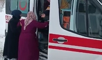 Van'da doğum sancısı tutan hamile kadını kurtarma operasyonu