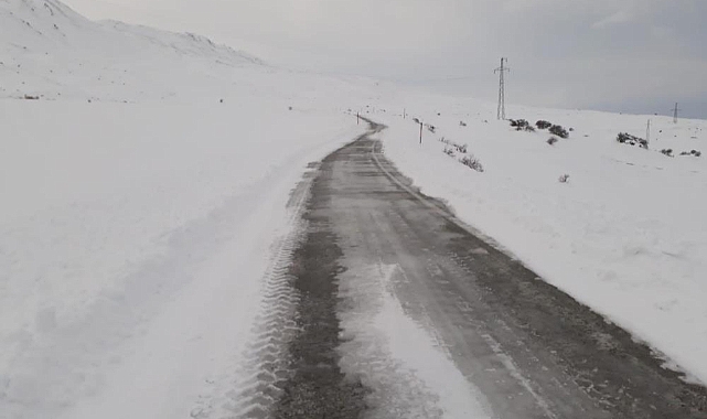 Van'da kar nedeniyle kapanan yollar tek tek ulaşıma açılıyor
