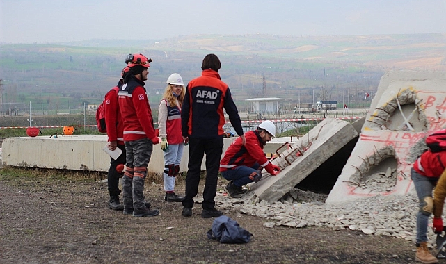 100 bin arama kurtarma personeli için Tekirdağ’da afet eğitimi
