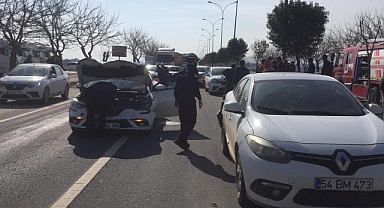 5 araç birbirine girdi: 11 yaralı