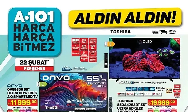 A101 22 Şubat 2024 Aktüel Ürünler Kataloğu Yayınlandı.