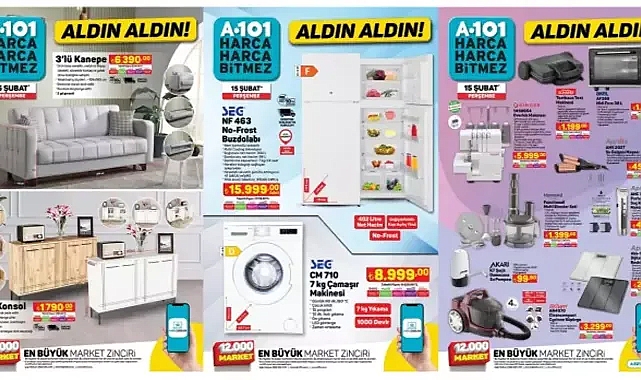 A101 Aktüel 15 Şubat 2024 Kataloğu Açıklandı!
