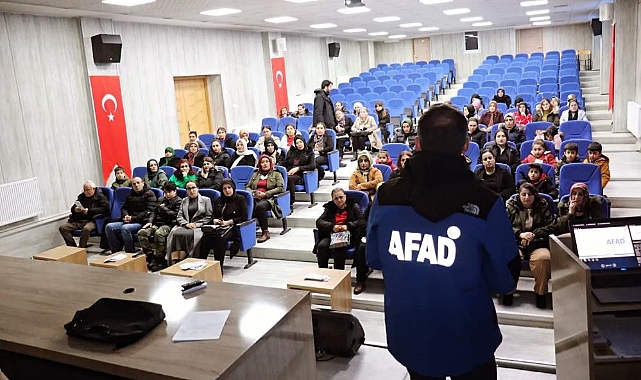 AFAD'tan usta öğreticilere farkındalık eğitimi