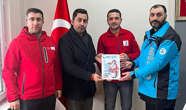 Ağrı Beşir Derneği’nden Kızılay Şubesine ziyaret
