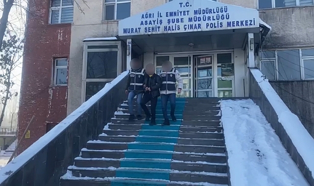 Ağrı'da 24 yıl hapis cezası olan firari kıskıvrak yakalandı