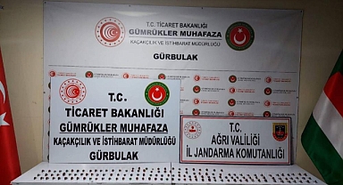 Ağrı'da 250 bin lira değerinde 145 gümüş yüzük ele geçirildi