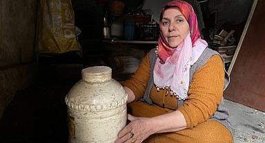 Ağrı'da 6 ay gömülü kalan peynirler gün yüzüne çıktı (Videolu Haber)