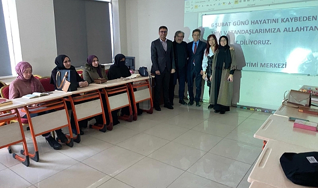 Ağrı'da, 6 Şubat depreminde hayatını kaybedenler için Kur'an-ı Kerim okundu