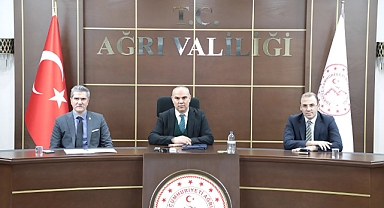 Ağrı'da Genişletilmiş İl Güvenlik ve Asayiş Koordinasyon Toplantısı Yapıldı