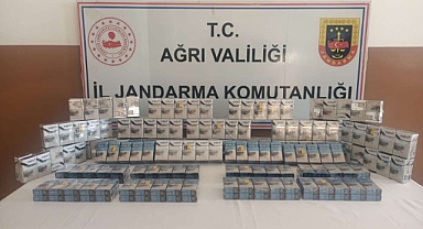 Ağrı'da gümrük kaçağı sigara ele geçirildi