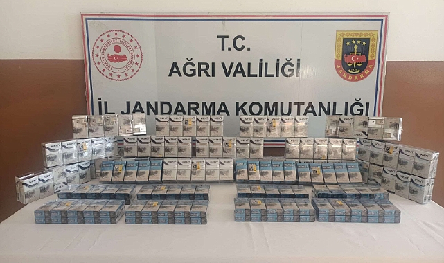Ağrı'da gümrük kaçağı sigara ele geçirildi