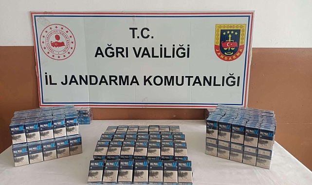 Ağrı’da kaçak sigara operasyonu: 3 gözaltı