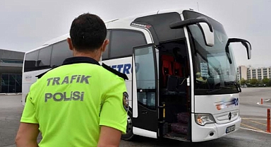 Ağrı'da şehirler arası yolcu otobüslerinde sıkı denetim(Videolu Haber)
