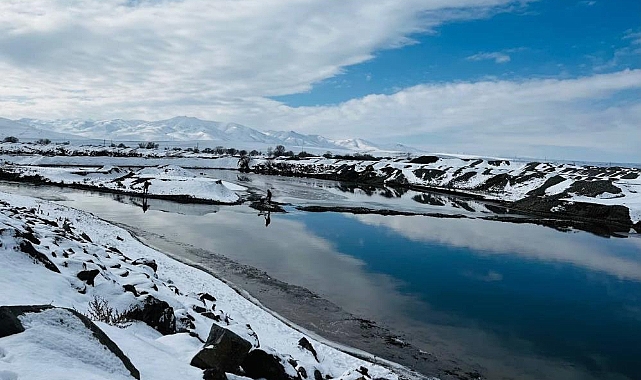 Ağrı'da Sibirya soğukları etkisini sürdürüyor