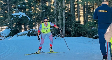 AİÇÜ'lü sporcu Seher Kaçmaz kayaklı koşuya damga vurdu
