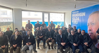 Ak Parti Ağrı Milletvekili Kilerci yerel seçim istişareleri için Patnos'ta