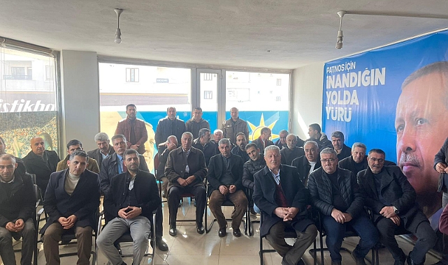 Ak Parti Ağrı Milletvekili Kilerci yerel seçim istişareleri için Patnos'ta
