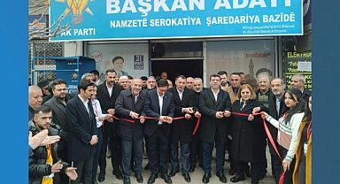 AK Parti Ağrı Teşkilatı Doğubayazıt'ta seçim bürosu açtı