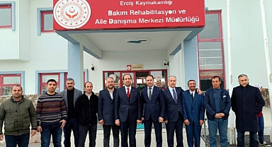 AK Parti Erciş Belediye Başkan Adayı Fatih Çiftci'den Bakım Rehabilitasyon ve Aile Danışma Merkezi Ziyaretine Dair