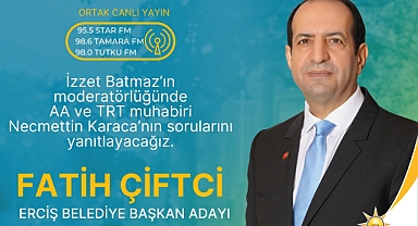 AK Parti Erciş Belediye Başkan Adayı Fatih Çiftçi Radyo Yayınında