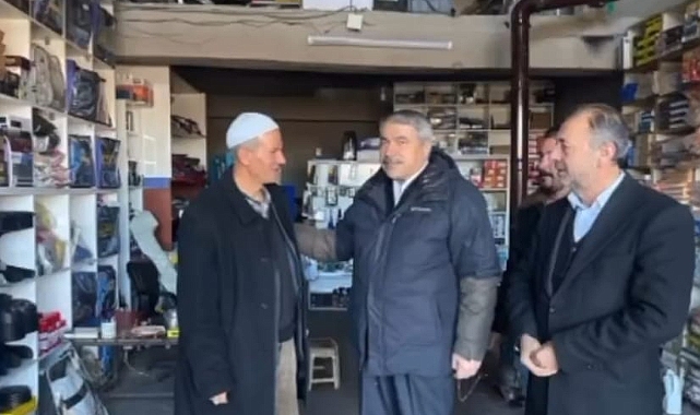AK Parti Patnos Belediye Başkan Adayı Abdulhalik Taşkın Sanayi Esnafıl ile Buluştu