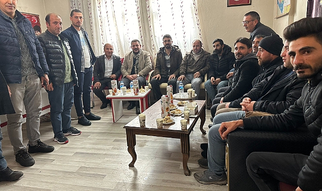 Ak Parti Patnos İlçe Teşkilatı Milli Beka Hareketi Patnos İlçe Teşkilatı'nı ziyaret etti