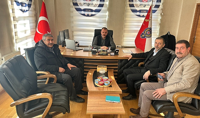AK Parti Patnos Teşkilatından Emniyet Müdürü Cömez'e Tebrik Ziyareti