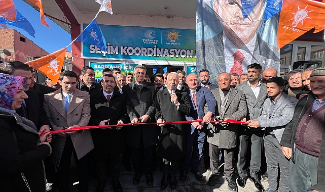 AK Parti Sarıkamış Seçim Koordinasyon Merkezi Açıldı