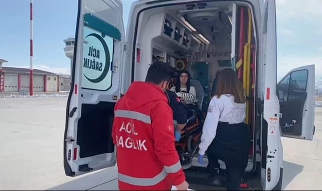 Ambulans helikopter bu kez 19 yaşındaki genç hasta için havalandı