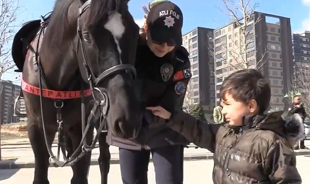 Atlı polisler Gaziantep’te göreve başladı