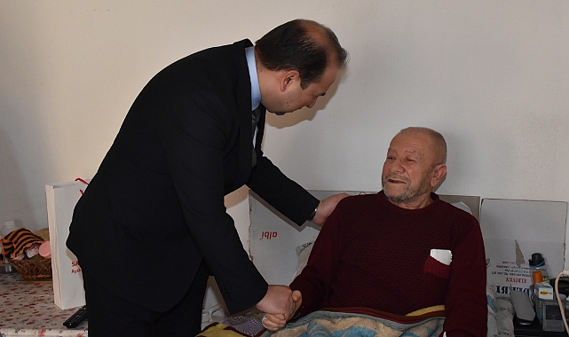 Aydın'da evde sağlık hizmeti alan vatandaşlar yalnız bırakılmıyor