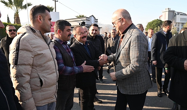 Başkan Ergün'e Akhisar’da coşkulu karşılama