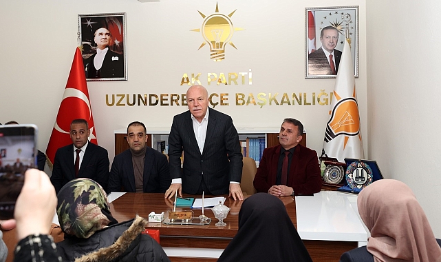 Başkan Sekmen Uzundere'ye çıkarma yaptı