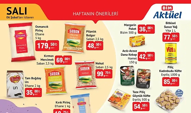 BİM 6 Şubat 2024 Kataloğu: Cazip Fiyatlar, Geniş Ürün Yelpazesi!