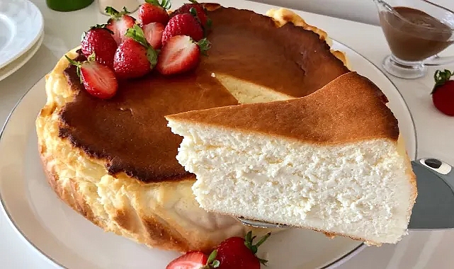 Bu tarifle herkes Cheesecake ustası oluyor: İspanya'dan sofralarınıza San Sebastian Cheesecake tarifi