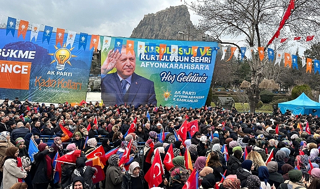 Cumhurbaşkanı Erdoğan Afyonkarahisar’da