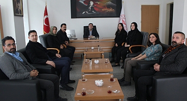 DEM Parti Ağrı Belediye Eş Başkan adaylarından hastaneye ziyaret