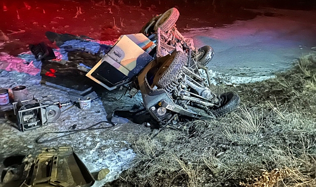 Ağrı'da tır askeri araca çarptı: 4 yaralı