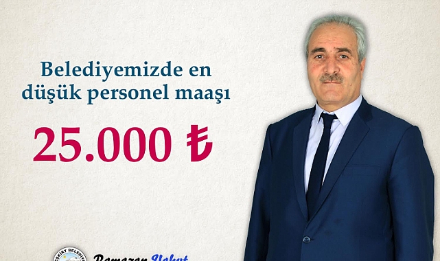 Eleşkirt Belediyesi'nde En Düşük İşçi Maaşı 25 Bin TL Oldu