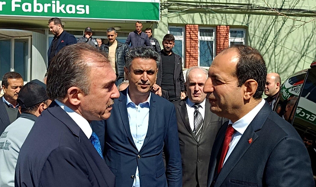 Erciş Ak Parti Belediye Başkan Adayı Fatih Çiftci Erciş Şeker Fabrikası'nı Ziyaret Etti