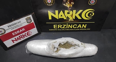Erzincan'da 766,65 gram esrar ele geçirildi: 5 gözaltı