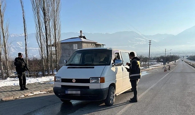 Erzincan'da asayiş uygulaması