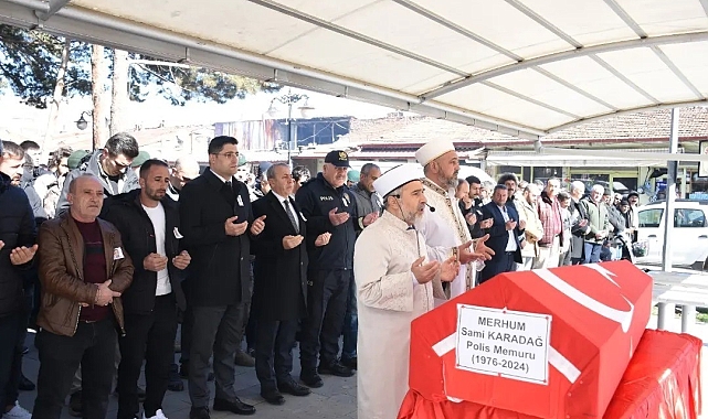 Erzincanlı polis memuru son yolculuğuna uğurlandı